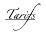 tarifs